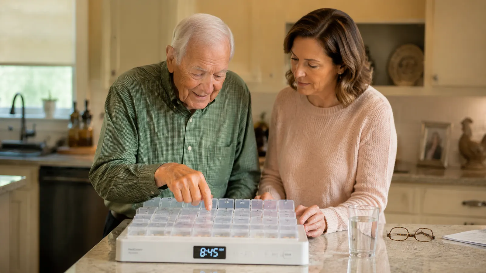 Talking Pill Organizer vs Simple Weekly Pillbox: Which One Actually Helps Seniors Take Meds?